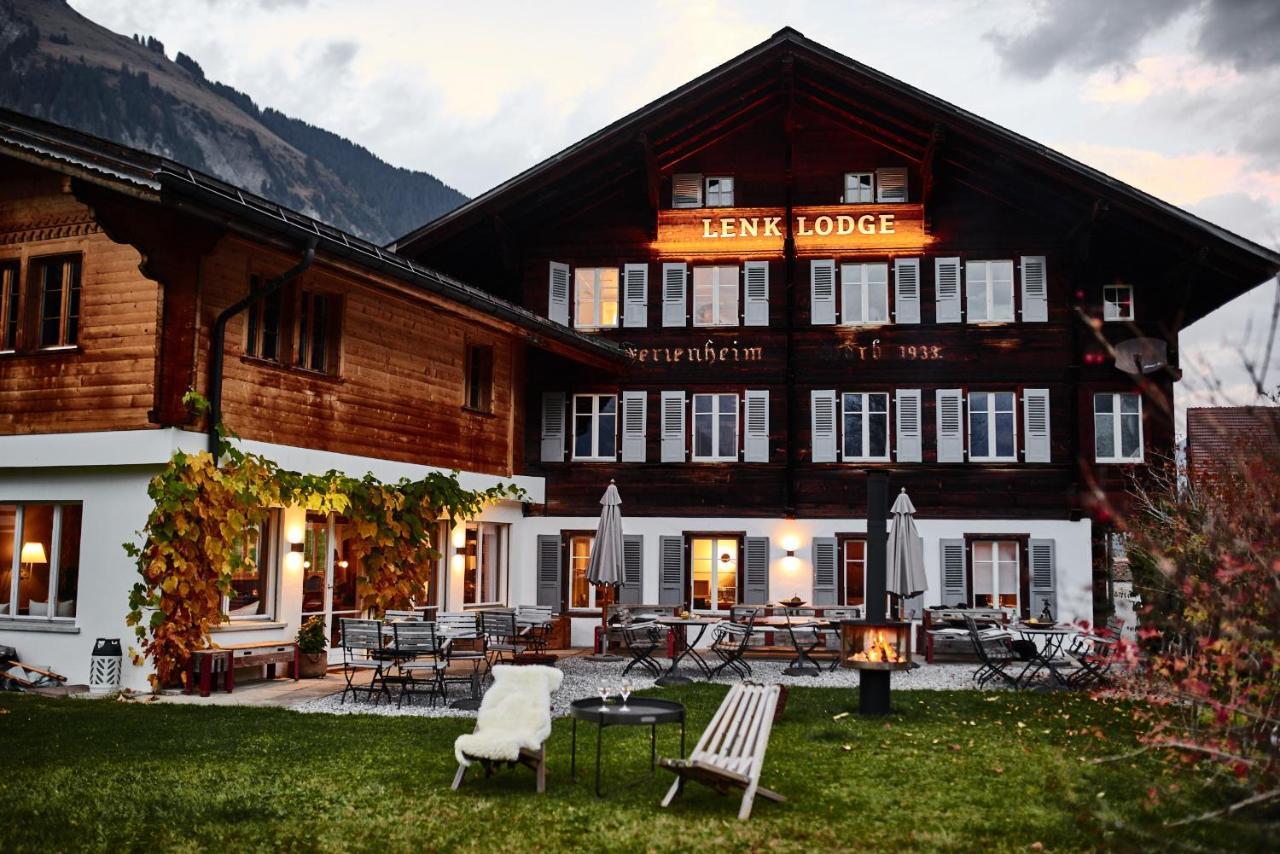 Lenk Lodge - Boutique & Design Hotel Und Apartements Bagian luar foto